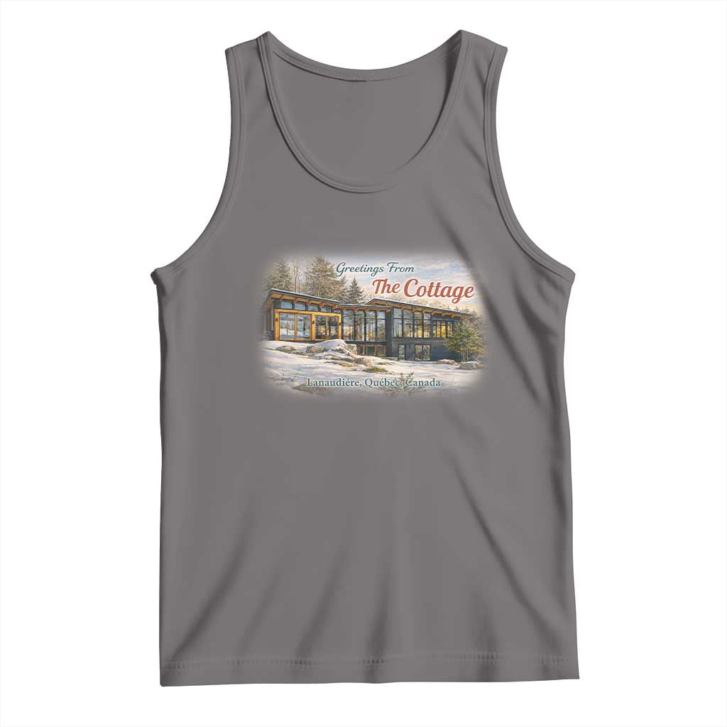 Coming To The Cottage Tank Top Retro LGBT Romance Hockey Fan