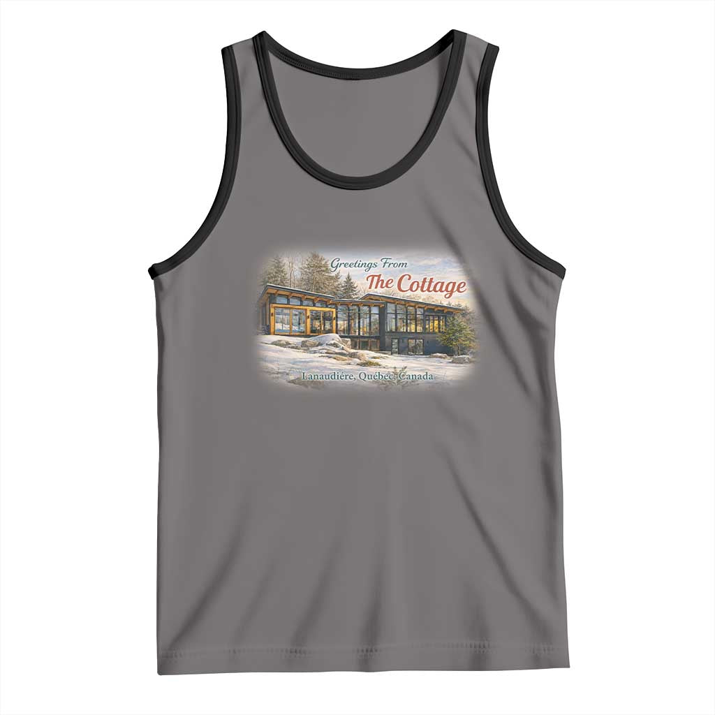 Coming To The Cottage Tank Top Retro LGBT Romance Hockey Fan