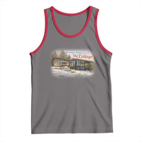Coming To The Cottage Tank Top Retro LGBT Romance Hockey Fan