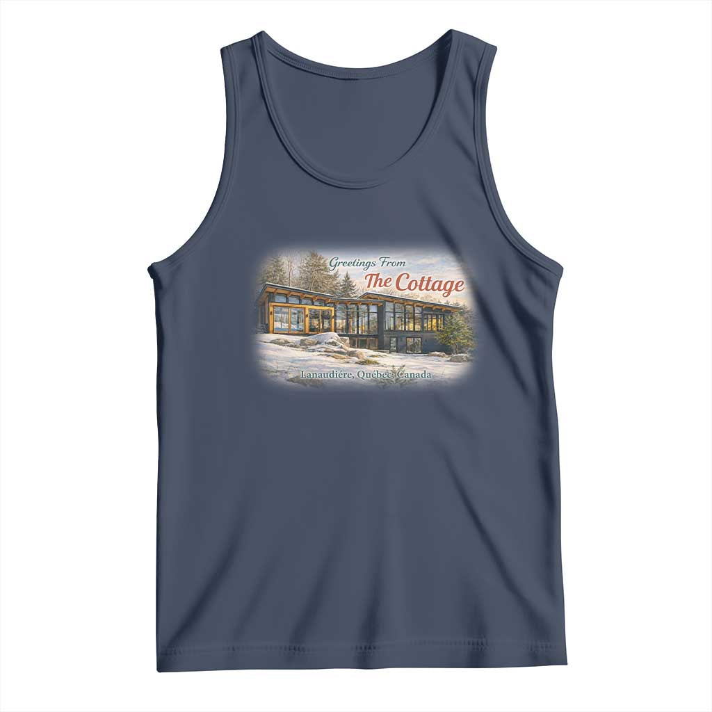Coming To The Cottage Tank Top Retro LGBT Romance Hockey Fan