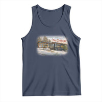 Coming To The Cottage Tank Top Retro LGBT Romance Hockey Fan