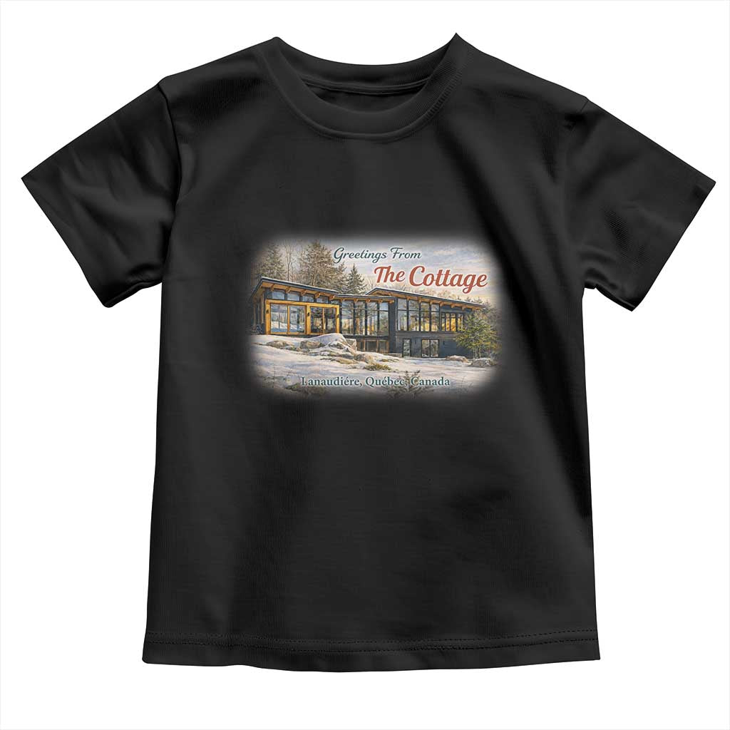 Coming To The Cottage Toddler T Shirt Retro LGBT Romance Hockey Fan