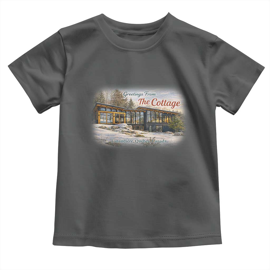Coming To The Cottage Toddler T Shirt Retro LGBT Romance Hockey Fan