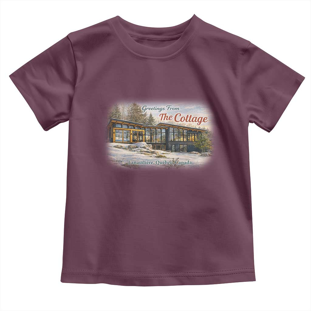 Coming To The Cottage Toddler T Shirt Retro LGBT Romance Hockey Fan