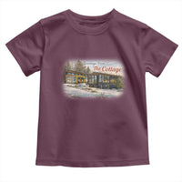 Coming To The Cottage Toddler T Shirt Retro LGBT Romance Hockey Fan