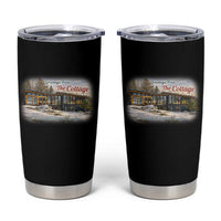 Coming To The Cottage Tumbler Cup Retro LGBT Romance Hockey Fan
