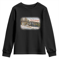 Coming To The Cottage Youth Sweatshirt Retro LGBT Romance Hockey Fan