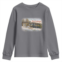 Coming To The Cottage Youth Sweatshirt Retro LGBT Romance Hockey Fan