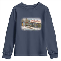 Coming To The Cottage Youth Sweatshirt Retro LGBT Romance Hockey Fan