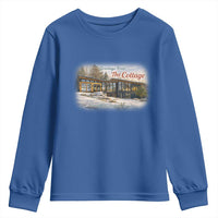 Coming To The Cottage Youth Sweatshirt Retro LGBT Romance Hockey Fan