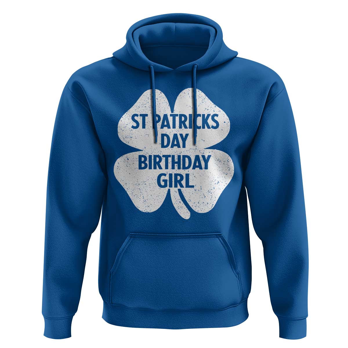 St Patricks Day Birthday Girl Hoodie Irish Bday Shamrock Clovers