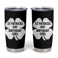 St Patricks Day Birthday Girl Tumbler Cup Irish Bday Shamrock Clovers