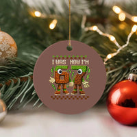 I Was 6 Now Im 7 7th Birthday 67 Meme Ceramic Ornament Six Seven Checkered Kids Gaming Meme