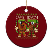 I Was 6 Now Im 7 7th Birthday 67 Meme Ceramic Ornament Six Seven Checkered Kids Gaming Meme