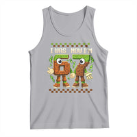 I Was 6 Now Im 7 7th Birthday 67 Meme Tank Top Six Seven Checkered Kids Gaming Meme