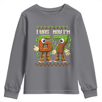 I Was 6 Now Im 7 7th Birthday 67 Meme Youth Sweatshirt Six Seven Checkered Kids Gaming Meme