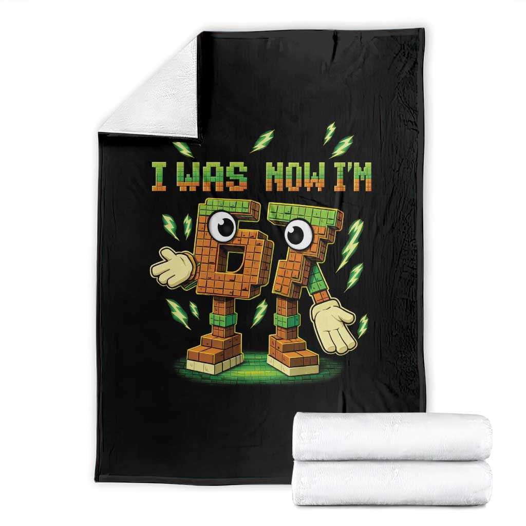 I Was 6 Now Im 7 7th Birthday 67 Meme Throw Blanket Funny 6 7 Birthday Six Seven Kids Gaming