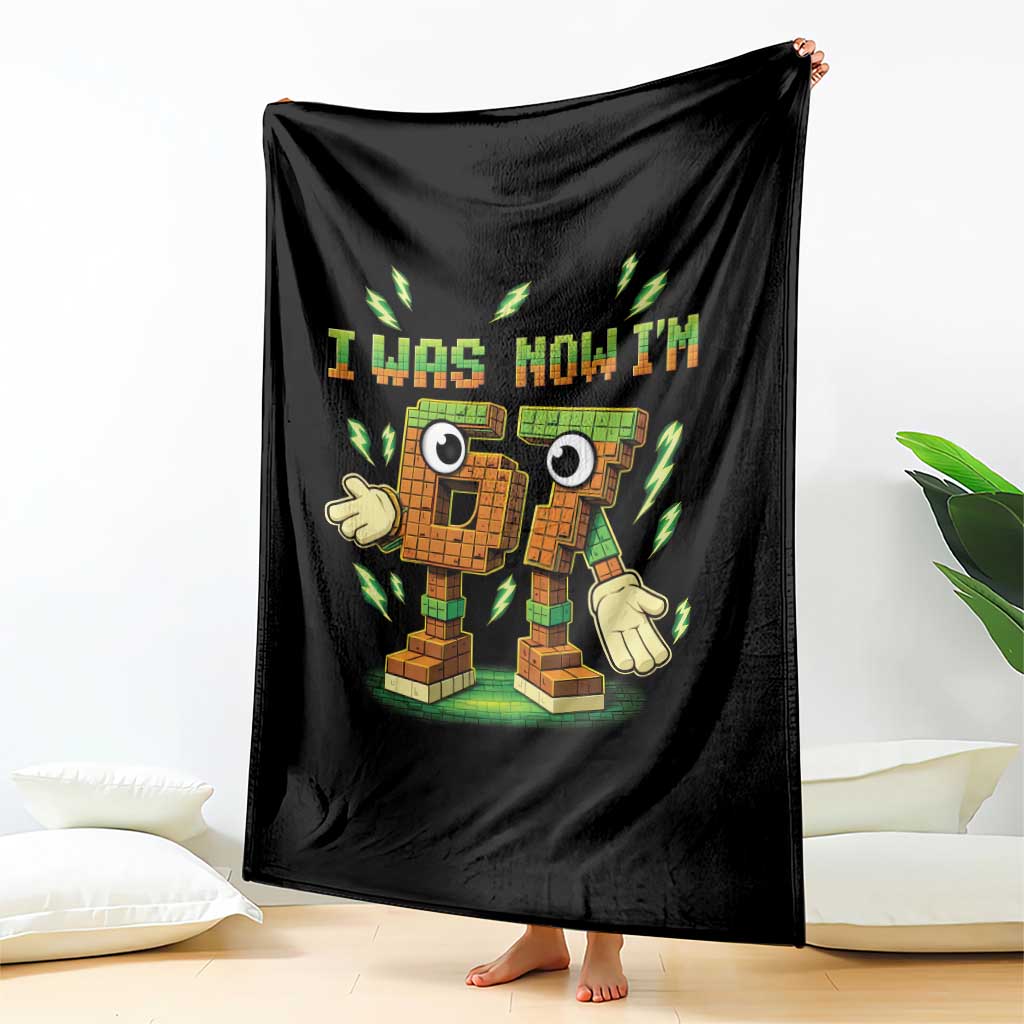 I Was 6 Now Im 7 7th Birthday 67 Meme Throw Blanket Funny 6 7 Birthday Six Seven Kids Gaming