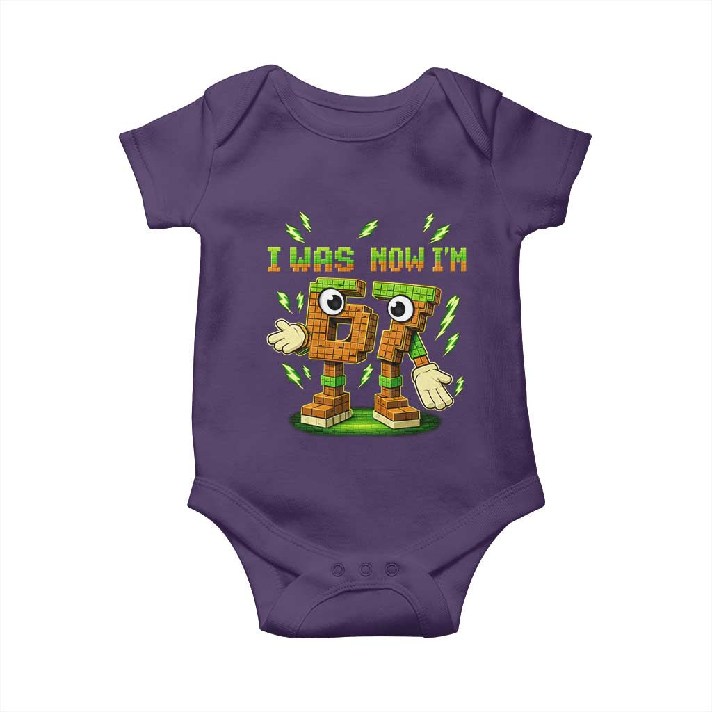 I Was 6 Now Im 7 7th Birthday 67 Meme Baby Onesie Funny 6 7 Birthday Six Seven Kids Gaming