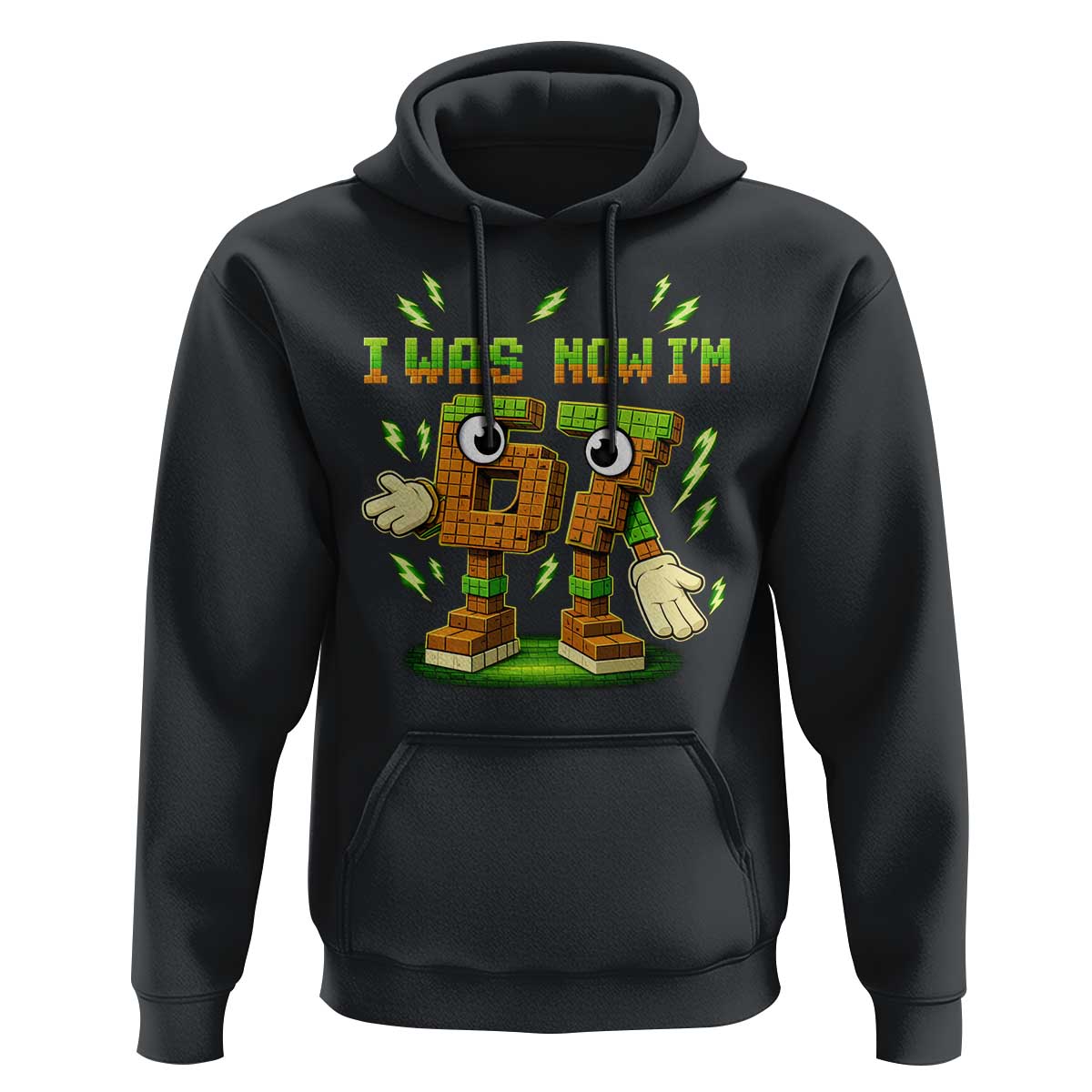 I Was 6 Now Im 7 7th Birthday 67 Meme Hoodie Funny 6 7 Birthday Six Seven Kids Gaming