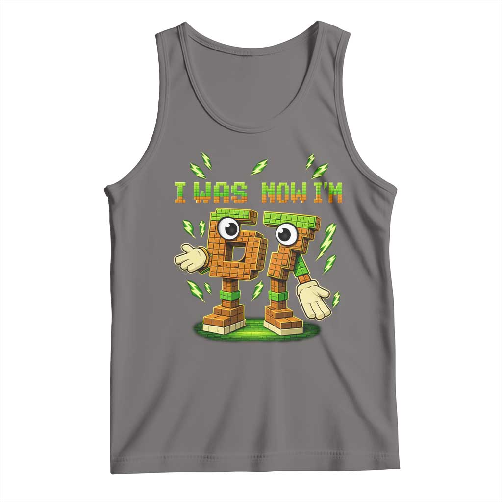 I Was 6 Now Im 7 7th Birthday 67 Meme Tank Top Funny 6 7 Birthday Six Seven Kids Gaming