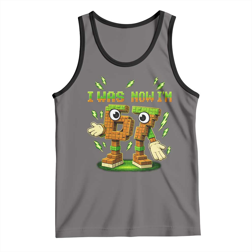 I Was 6 Now Im 7 7th Birthday 67 Meme Tank Top Funny 6 7 Birthday Six Seven Kids Gaming