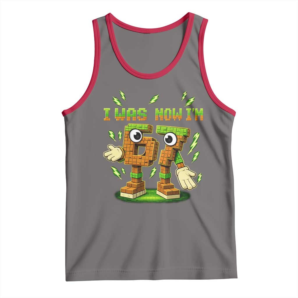 I Was 6 Now Im 7 7th Birthday 67 Meme Tank Top Funny 6 7 Birthday Six Seven Kids Gaming