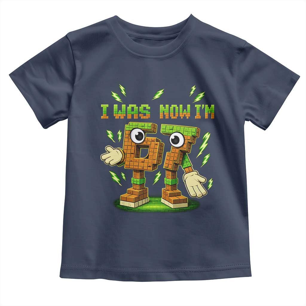 I Was 6 Now Im 7 7th Birthday 67 Meme Toddler T Shirt Funny 6 7 Birthday Six Seven Kids Gaming