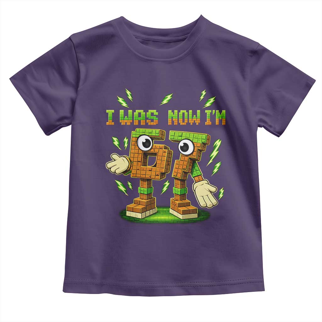 I Was 6 Now Im 7 7th Birthday 67 Meme Toddler T Shirt Funny 6 7 Birthday Six Seven Kids Gaming