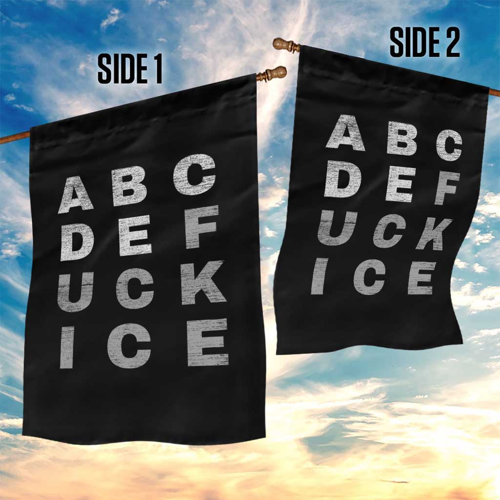 Fck Ice Garden Flag Chinga La Migra Subtle FDT