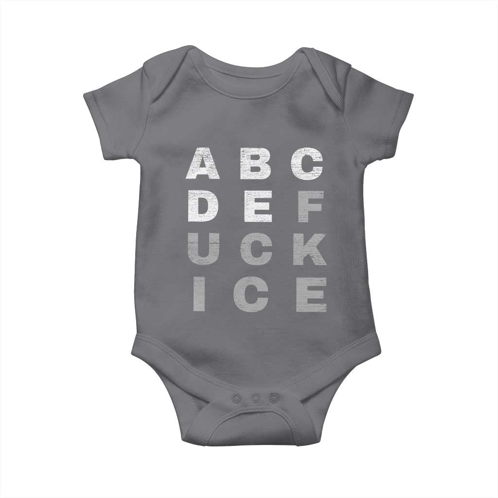 Fck Ice Baby Onesie Chinga La Migra Subtle FDT