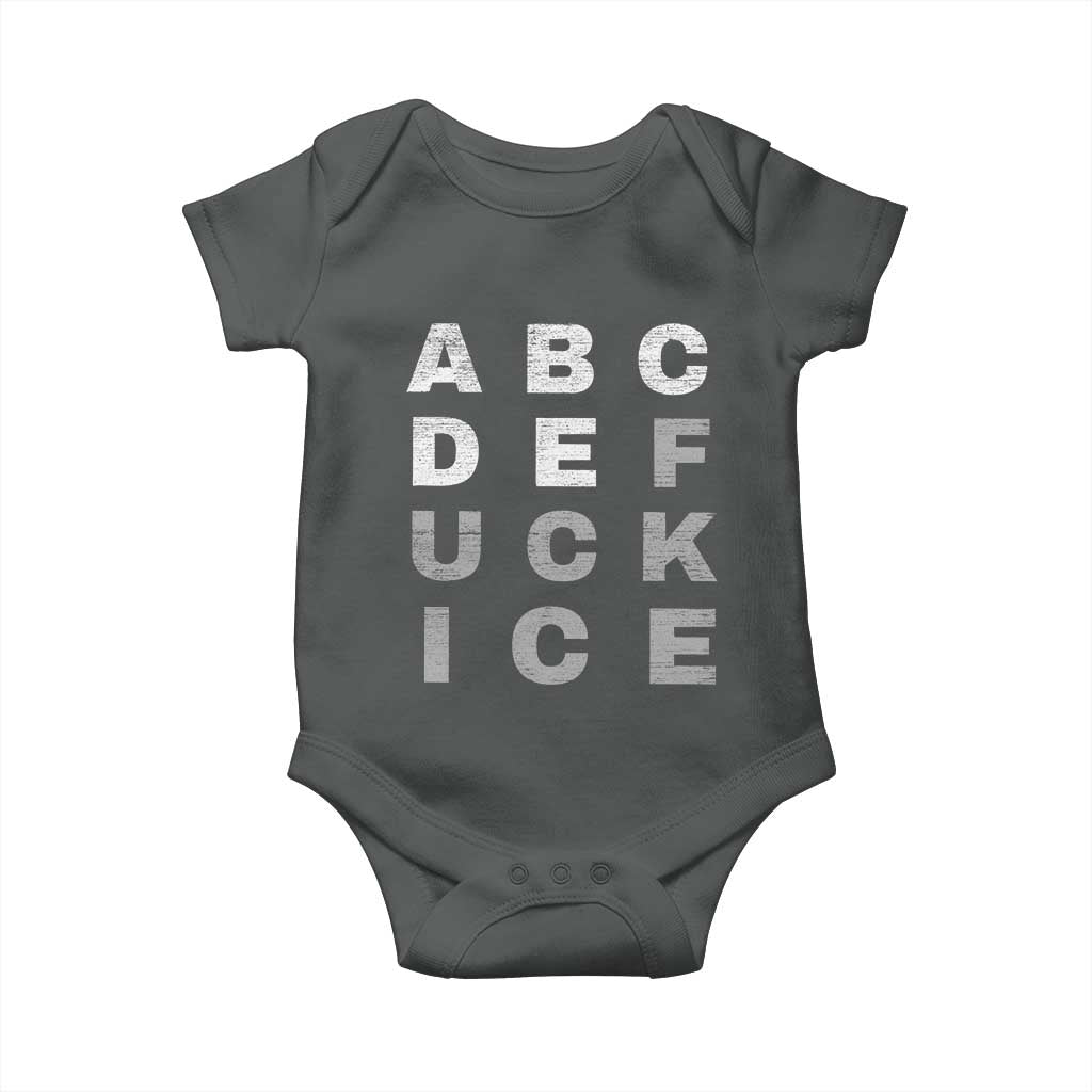 Fck Ice Baby Onesie Chinga La Migra Subtle FDT
