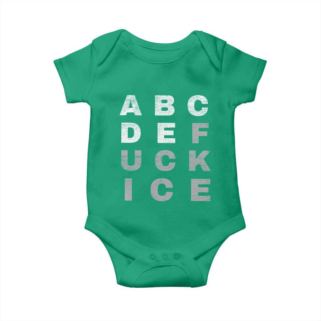 Fck Ice Baby Onesie Chinga La Migra Subtle FDT