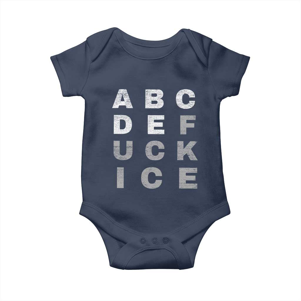 Fck Ice Baby Onesie Chinga La Migra Subtle FDT