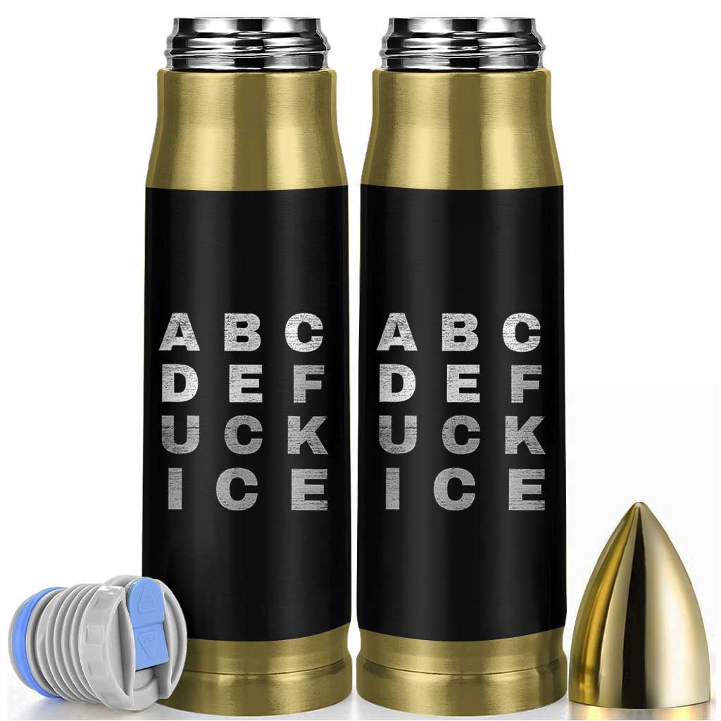 Fck Ice Bullet Tumbler Chinga La Migra Subtle FDT