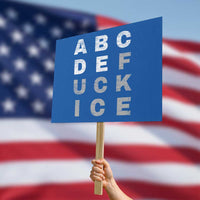 Fck Ice Protest Sign Chinga La Migra Subtle FDT