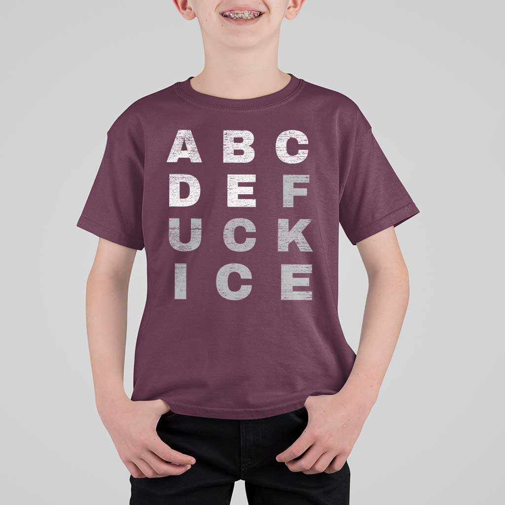 Fck Ice T Shirt For Kid Chinga La Migra Subtle FDT