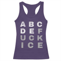 Fck Ice Racerback Tank Top Chinga La Migra Subtle FDT
