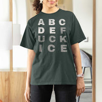 Fck Ice T Shirt For Women Chinga La Migra Subtle FDT