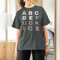 Fck Ice T Shirt For Women Chinga La Migra Subtle FDT