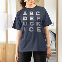 Fck Ice T Shirt For Women Chinga La Migra Subtle FDT