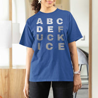 Fck Ice T Shirt For Women Chinga La Migra Subtle FDT