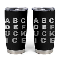 Fck Ice Tumbler Cup Chinga La Migra Subtle FDT