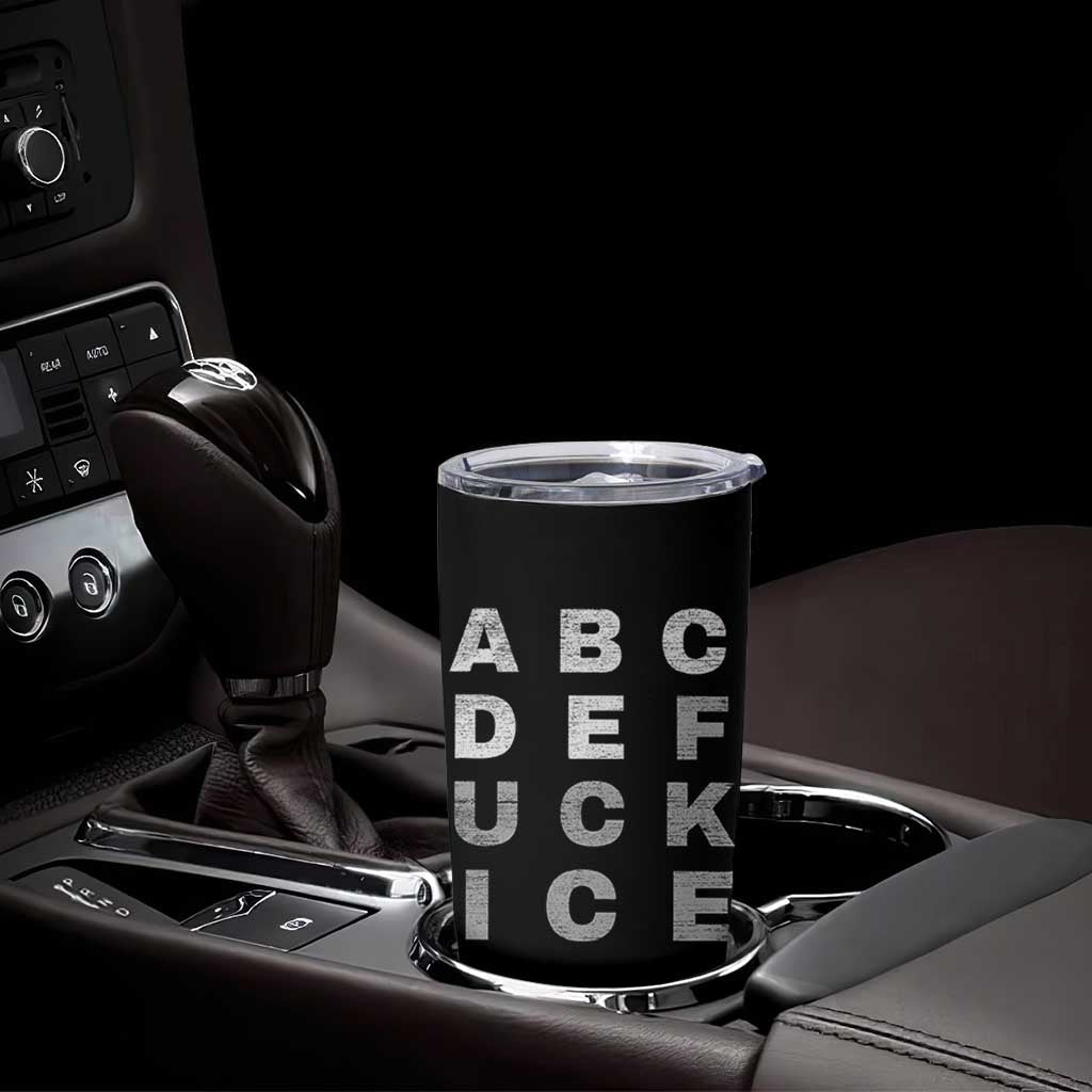 Fck Ice Tumbler Cup Chinga La Migra Subtle FDT
