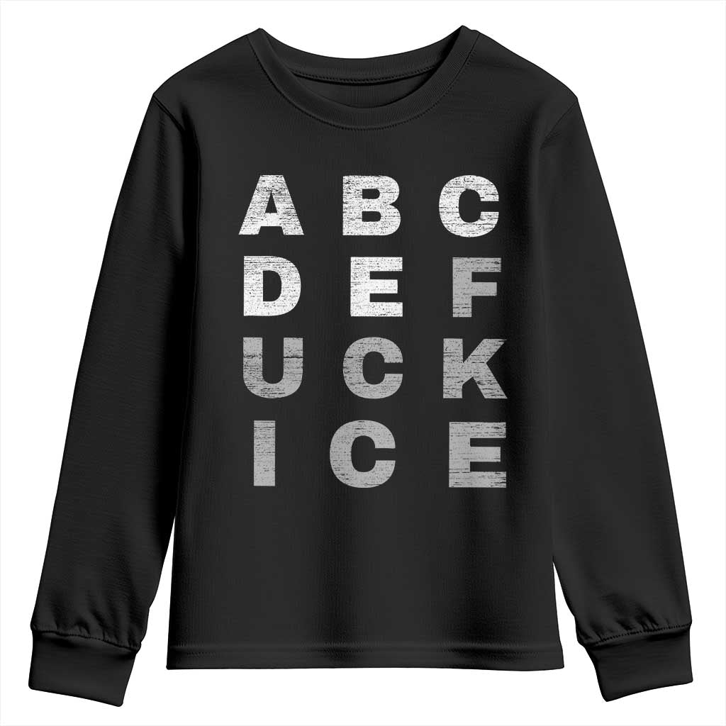 Fck Ice Youth Sweatshirt Chinga La Migra Subtle FDT