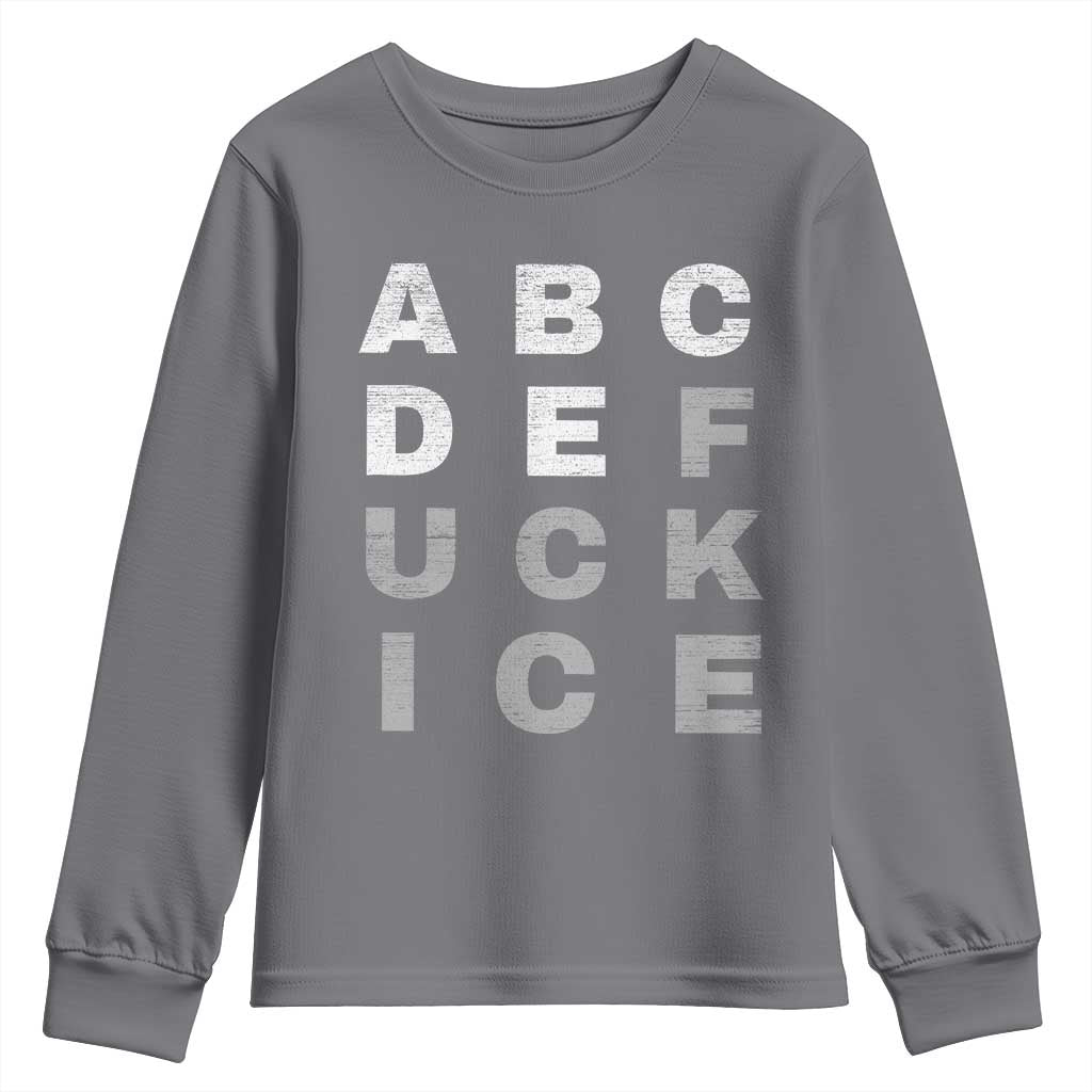 Fck Ice Youth Sweatshirt Chinga La Migra Subtle FDT