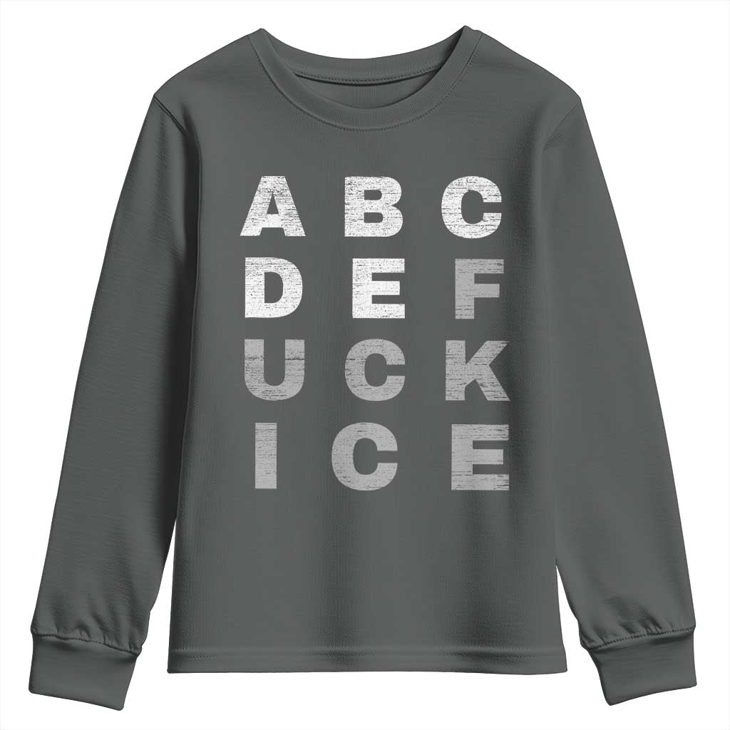 Fck Ice Youth Sweatshirt Chinga La Migra Subtle FDT