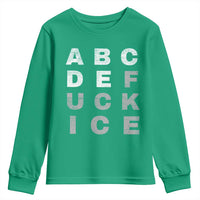 Fck Ice Youth Sweatshirt Chinga La Migra Subtle FDT