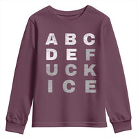 Fck Ice Youth Sweatshirt Chinga La Migra Subtle FDT