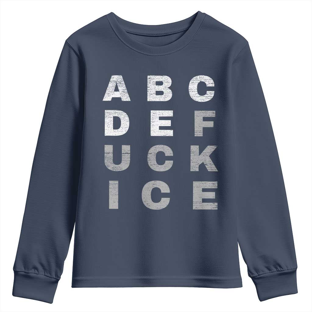 Fck Ice Youth Sweatshirt Chinga La Migra Subtle FDT